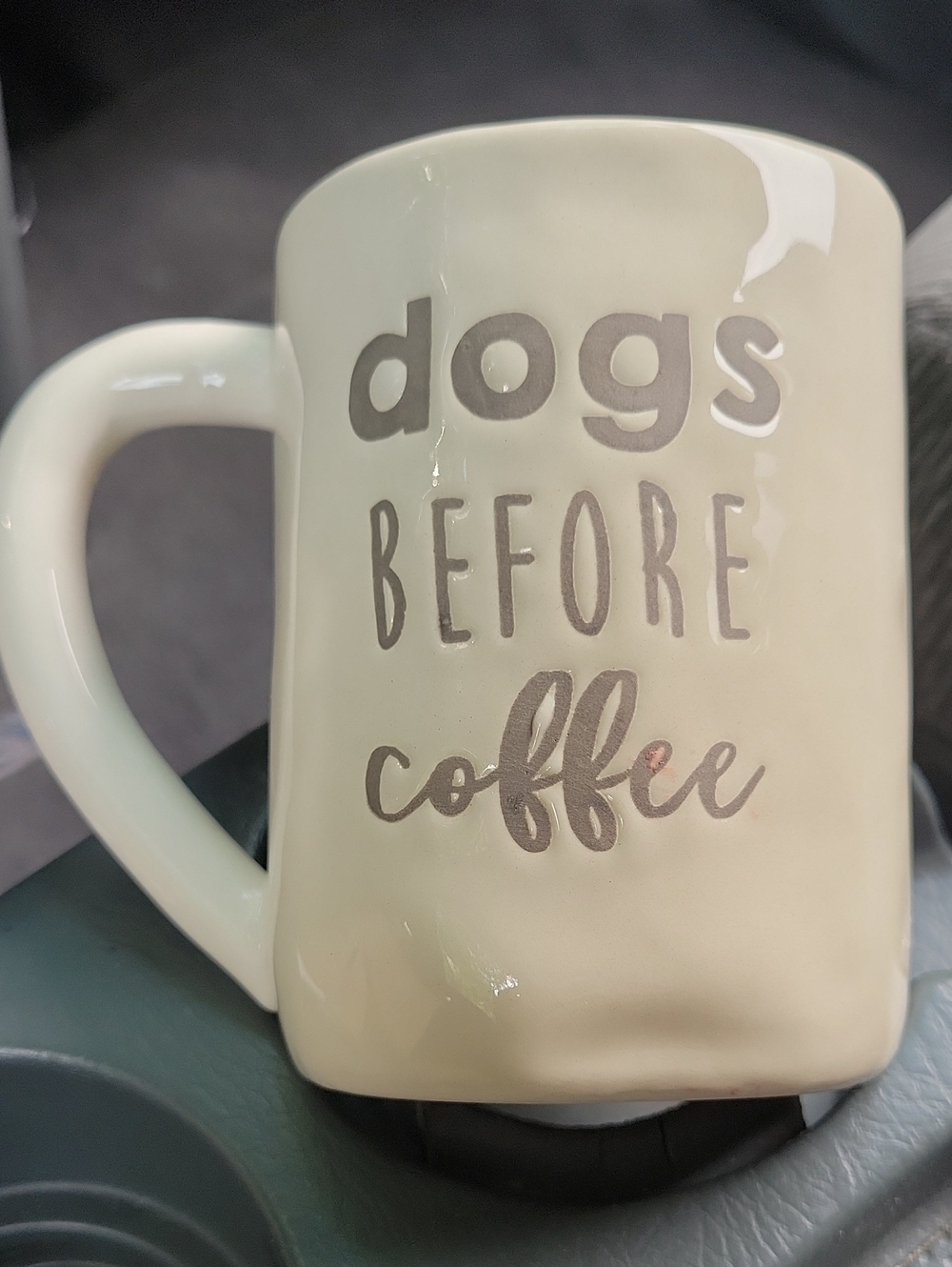 Mud Pie Dogs Before Tea Coffee Ceramic Mug